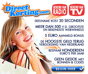 Altijd met korting winkelen bij DirectKorting.com